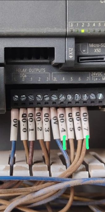 PLC Siemens S7-200 SMART cableado en tablero